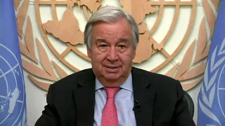 United Nations Secretary General Video Remarks on Launch of Policy Brief on Tourism and Covid 19