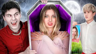 My New Dad is a Vampire || Vampires Adopted a Girl