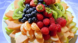 Fresh Fruit Platter | Fruit Platters Recipe | garnish ideas