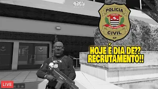 GTA 5 RP - DIA DE RECRUTAMENTO DOS BISONHOS NA POLÍCIA CIVIL!! ABCD ROLEPLAY [3ª TEMPORADA EP 27]