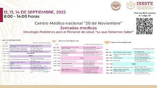 Jornadas Médicas Oncología Pediátrica para el Personal de Salud, “Lo que Debemos Saber”