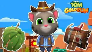 Cowboy Tom - My Talking Tom Gold Run Gameplay (Android/iOS)