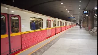 Poland, Warsaw, metro ride from Plac Wilsona to Dworzec Gdański