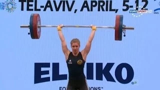 2014 European Weightlifting Championships Women's 69 kg Tel Aviv , Israel