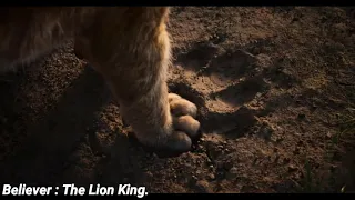 The lion King 🦁 / believer song by cool movie clip
