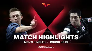 Liam Pitchford vs Jang Woojin | WTT Cup Finals Singapore 2021 | MS | R16