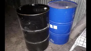 How much biogas does a 200 liter barrel produce? Subtitles in other languages