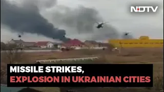 Russia Attacks Ukraine: Destruction And Fear As Missiles Hit Ukraine City