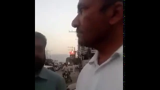 Army officer vs traffic police live fight|Abusive Language|Naya Pakistan|2018