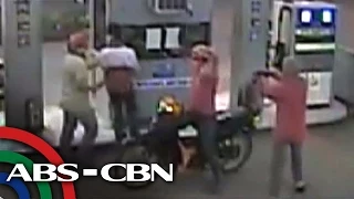 Holdapan sa gasolinahan, sapul sa CCTV