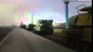 Fleet of BUK M1 outside of Donetsk (Soledar) - MH17