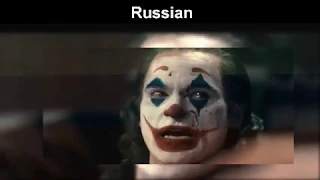 Joker kills Murray in different languages