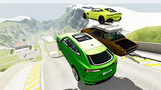High Ramp Jump #13 Sports Car Driver / BeamNG Drive