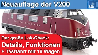 Wir haben uns verliebt:  ESU 31336 - Neuauflage der V200 in H0