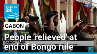 People 'relieved' at end of Bongo rule as Gabon coup leader becomes 'transitional' president,