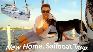 TRADING HOUSES FOR PARADISE🏝️: TOUR THE ULTIMATE SAILBOAT HOME WITH JAKE AND PUPPY FIONA 🐶