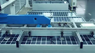 Manufacture of a solar module