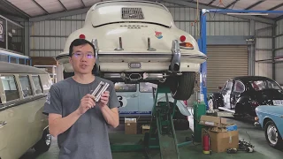 How to install Sebring Exhaust for Porsche 356 by Vintage Speed