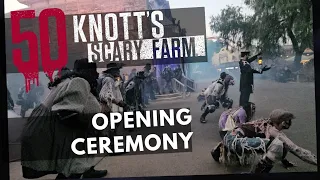 Knott's Scary Farm | Opening Ceremony | Rope Drop 2023