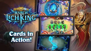 Cards in Action! March of the Lich King Gameplay Trailer