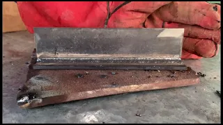 SMAW fillet weld 2F/ horizontal Position