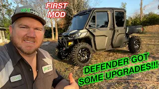 I Can't Leave ANYTHING Stock..... Can Am Defender Gets A New Look!!!!!