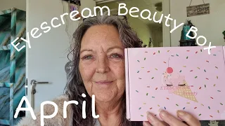 Last Eyescream Beauty Box For Now 🩵 #60andfabulous #unboxing #subscriptionbox