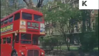 1960s London, POV Drive Through South Kensington