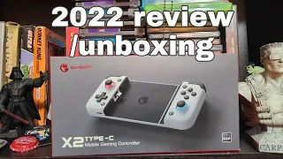 Gamesir X2 Type-c mobile gaming controller, review and uboxing 2022.