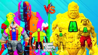 FRANKLIN STOLEN 4 ELEMENTAL GOD POWERS TO TRANSFORM INTO BLUE ALL FATHER LAVA GOD IN GTA 5 AVENGERS