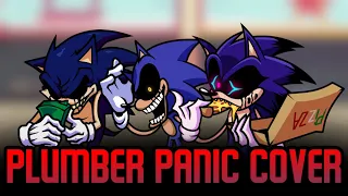 HEDGEHOG HAVOC - Plumber Panic but it's Sonic.exe || Mario FNF Port V2 [+Vocal FLP]