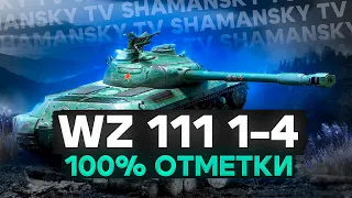 WZ-111 1-4  ][  Потеем в 4500 среднего урона.  Берем 3 отметки. Старт [89.06%]