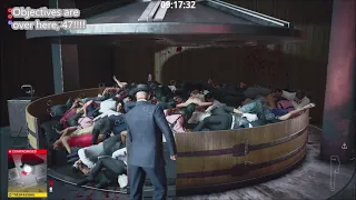 I spent OVER 10 HOURS dragging everyone in Mendoza to a grape presser in Hitman 3!