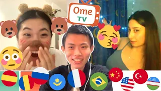 Strangers REACT to Asian Guy Speaking Portuguese, Russian, French and MORE! - Omegle