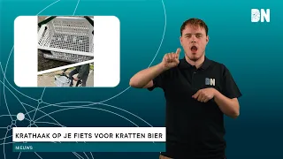 Krathaak op je fiets voor kratten bier