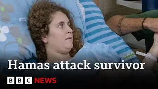 Hamas shooting survivor reveals details of massacre - BBC News