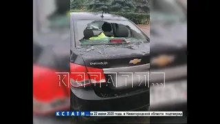 Административный ресурс в Богородске рухнул на машину с ребенком