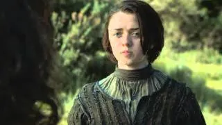 Game of Thrones: Arya Stark tells Sandor "The Hound" Clegane off