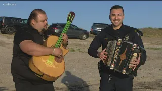 SDPD officer goes viral showing off his accordion skills