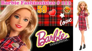 Barbie Fashionistas # 113/Review/Обзор и распаковка куклы Барби