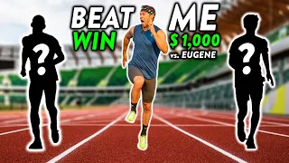 Beat Me In A Race, Win $1,000 CASH!