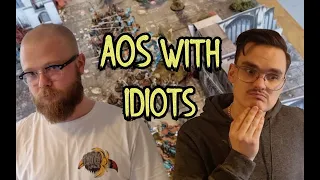 Two idiots play AOS- Lumineth Realmlords Vs Soulblight Gravelords