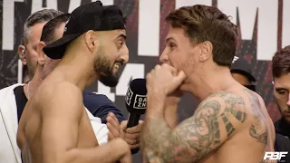 TOM ZANETTI GETS ALL IN SLIM ALBAHER'S FACE DURING HEATED FINAL FACE OFF