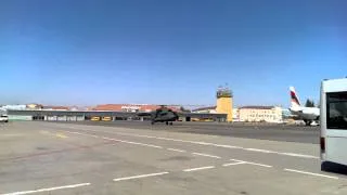 Ми-8 (АМТШ?) Полиции, аэропорт Краснодара