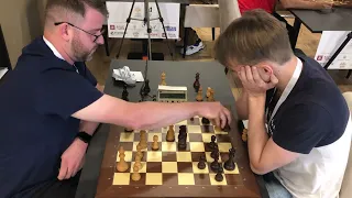 Девід Хейдон FM, ENG - Владислав Бахмацький IM, UKR. Saint Charbel Chess Cup'23.