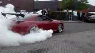 BBQ day - MKIV Supra burnout - JamieP