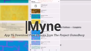 App To Download Free eBooks from The Project GutenBerg | Myne