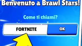 COSA SUCCEDE SE MI CHIAMO FORTNITE su BRAWL STARS ITA?!