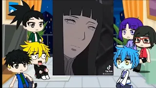 Boruto and his friends reacting to Naruto and Hinata past | Compilation