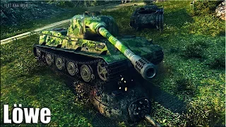 Löwe wot против ДЕСЯТОК 🌟 World of Tanks лучший бой на прем танке Лёва 8 уровень